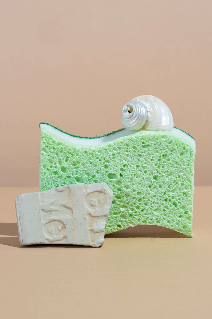 sponge and soap