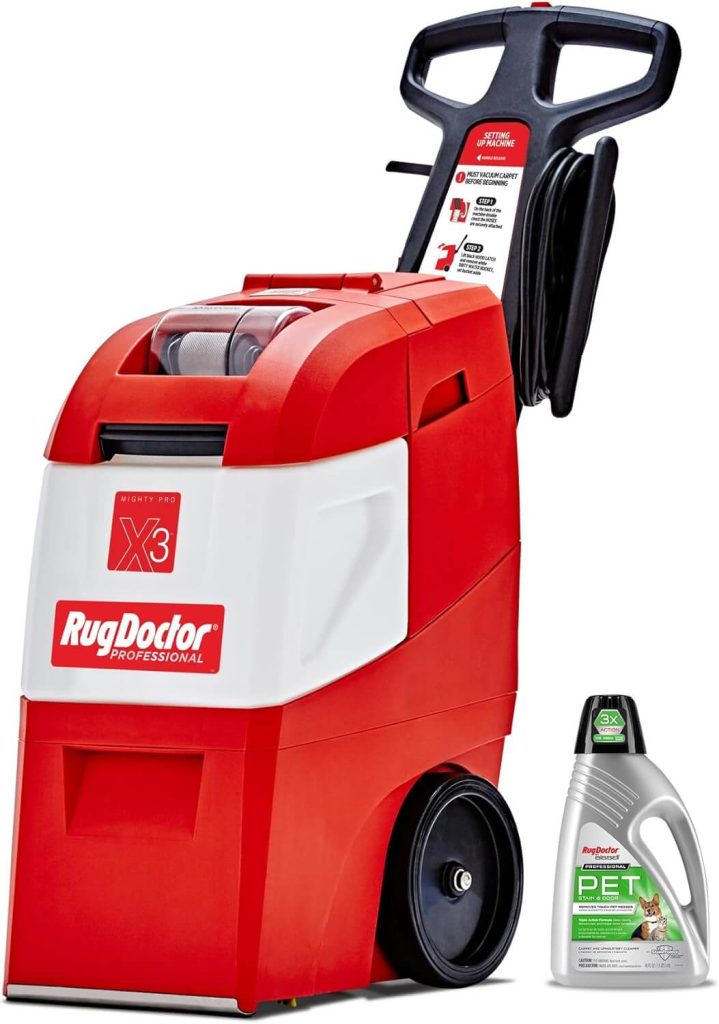 Rug Doctor Mighty Pro X3 Commercial Carpet Cleaner Review