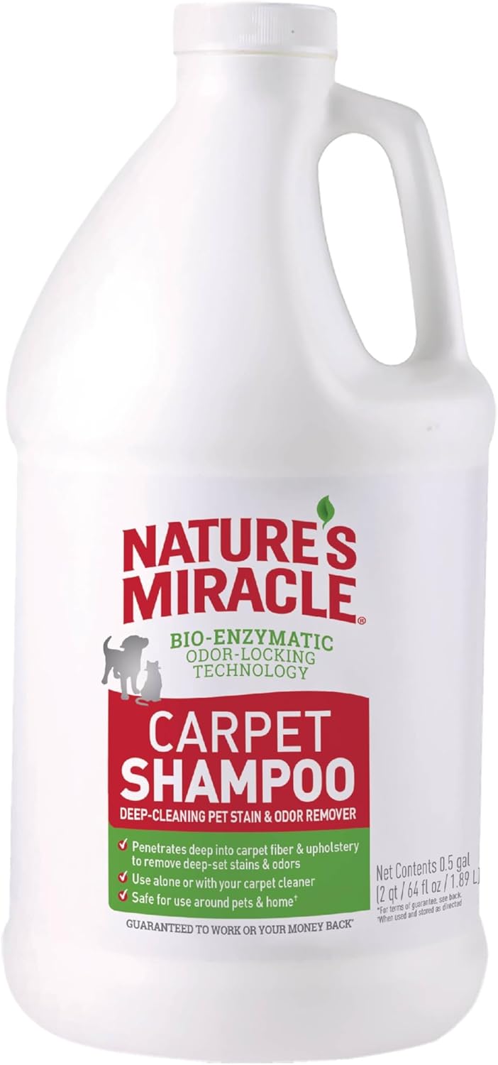 Nature's Miracle Carpet Shampoo 64 oz bottle — Bio-Enzymatic Deep Cleaning Formula